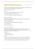 CEM 141 MSU Final Exam All Possible Questions and Answers with complete solution