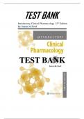 Introductory Clinical Pharmacology 12th Edition Susan M Ford Test Bank All Chapters (1-54) | A+ ULTIMATE Guide Newest Version 2023