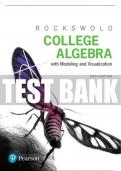 Test Bank For College Algebra with Modeling and Visualization 6th Edition All Chapters - 9780134418346