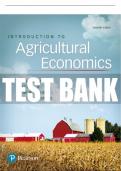 Test Bank For Introduction to Agricultural Economics 7th Edition All Chapters - 9780137504787