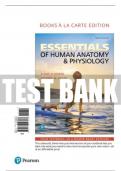 Test Bank For Essentials of Human Anatomy & Physiology 12th Edition All Chapters - 9780134593647