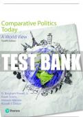 Test Bank For Comparative Politics Today: A World View 12th Edition All Chapters - 9780137537112