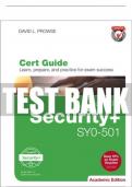 Test Bank For CompTIA Security+ SY0-501 Cert Guide, Academic Edition 2nd Edition All Chapters - 9780134846057