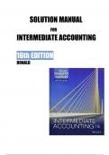 Solution Manual For Intermediate Accounting 16th Edition By Donald |2024|