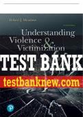 Test Bank For Understanding Violence and Victimization 7th Edition All Chapters - 9780137408405