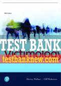 Test Bank For Victimology: Legal, Psychological, and Social Perspectives 5th Edition All Chapters - 9780137524716