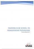 Bundel Inleiding in de School- en Pedagogische psychologie