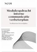 Geslaagde moduleopdracht NCOI Interne Communicatie - Verbeteren doorlooptijden - Geslaagd 2023 cijfer 8,5