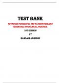 Advanced Physiology and Pathophysiology Essentials for Clinical Practice  1st Edition Test Bank By Randall Johnson | Chapter 1 – 17, Latest - 2023/2024|