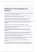 BCBA Exam Prep Questions and Answers 100% correct