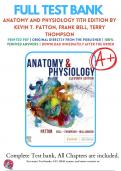 Anatomy and Physiology 10th, 11th Edition Patton Saladin Thibodeau Test Bank