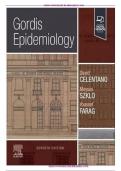 Test Bank For Gordis Epidemiology 7th Editionby David D Celentano, Moyses Szklo, Youssef Farag||ISBN NO:10,0323877753||ISBN NO:13,978-0323877756||All Chapters||Complete Guide A+