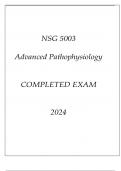 NSG 5003 ADVANCED PATHOPHYSIOLOGY COMPLETED EXAM 2024.