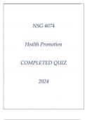 NSG 4074 HEALTH PROMOTION COMPLETED QUIZ 2024.