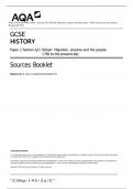 AQA GCSE HISTORY Paper 2 Section A/C: Britain: Migration, empires and the people: c790 to the present day Sources Booklet QP 2023