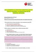 ACLS (VERSION B ) POST-TEST WRITTEN LATEST 2023|A+GRADED | 50 QUESTIONS WITH VERIFIED ANSWERS