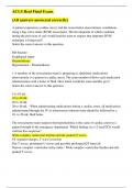 ACLS Real Final Exam. (All answers answered correctly) A patient experiences cardiac arrest, and the resuscitation team initiates ventilations using a bag-valve-mask (BVM) resuscitator. The development of which condition during the provision of care would