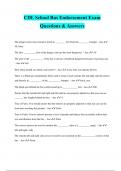 CDL School Bus Endorsement Exam Questions & Answers