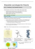Bundel: samenvatting   oefeningen klassieke sociologische theorieën