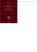 The Legal Environment of Business Text and Cases Ethical Regulatory Global, and Corporate Issues 8th Edition by Frank B. Cross  - Test Bank