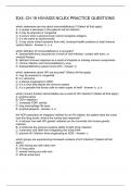 EX4: CH 19 HIV/AIDS NCLEX PRACTICE QUESTIONS