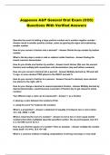 Jeppesen A&P General Oral Exam (CCC) Questions With Verified Answers