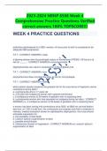 2023-2024 NRNP 6568 Week 4 Comprehensive Practice Questions Verified correct answers 100% TOPSCORE!!!2023-2024 NRNP 6568 Week 4 Comprehensive Practice Questions Verified correct answers 100% TOPSCORE!!!2023-2024 NRNP 6568 Week 4 Comprehensive Practice Que