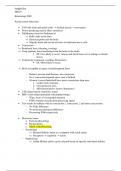 Kinesiology 1080 Psycho-motor behaviour summary