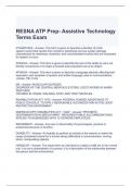 RESNA ATP Prep- Assistive Technology Terms Exam