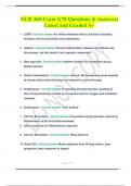 NUR 360 Exam 1(70 Questions & Answers) Latest and Graded A+