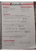 Mathematics formulas class 10