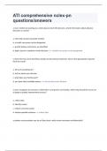 ATI comprehensive nclex-pn questions/answers
