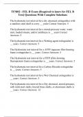 TFM02 - FEL B Exam (Required to know for FEL B Test) Questions With Complete Solutions
