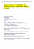 Module 6 Review - NURS 5334 with detailed questions and answers already A Graded.Module 6 Review - NURS 5334 with detailed questions and answers already A Graded.          Diagnotic criteria for Diabetes  - Fasting glucose - casual glucose - A1c - correct