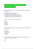 PJM Practice Test Q's 2 exam with complete solution 