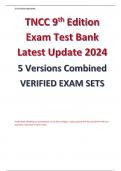 UPDATED 2024 TNCC 9th Edition Exam Test Bank