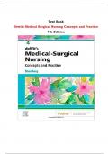 Test Bank For Dewits Medical Surgical Nursing Concepts and Practice  4th Edition by Holly Stromberg |All Chapters,  Year-2023/2024|