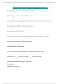 BIOLOGY TEST 2 CHAPTER 8 QUESTIONS & ANSWERS 2024 A+