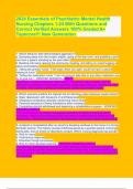 2024 Essentials of Psychiatric Mental Health Nursing Chapters 1-24 With Questions and Correct Verified Answers 100% Graded A+ Topscore!!! New Generation. 