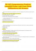 PN VATI Comprehensive Predictor Latest2023 Green Light Exam Study 150Questions and Answers
