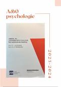 Samenvatting  -  Arbeids- en organisatiepsychologie (J. Hofmans - 2024)