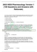 2023 HESI Pharmacology Version 1 (100 Questions and Answers with Rationale) 1) A nurse is caring for a client with hyperparathyroidism and notes that the client's serum calcium level is 13 mg/dL. Which medication should the nurse prepare to administer 