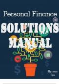 Personal Finance 14th Edition by E. Thomas Garman Solutions Manual