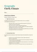 Climate Notes PST Geography 