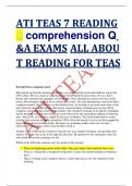 ATI TEAS 7 SCIENCE PRACTICE TEST  TEST QUESTIONS ONE FOR MORE INFORMATIOM EMAIL AT: academiajone22@gmail.com