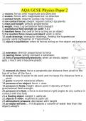 AQA GCSE Physics Paper 2 Questions and Answers Updated (2023 / 2024) (Verified Answers)