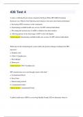 NR-436: | NR 436 RN COMMUNITY HEALTH NURSING TEST 4 QUESTIONS WITH ANSWERS| GRADED A+