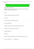 CHEMISTRY 118- CHAPTER 10 STUDY GUIDE WITH COMPLETE SOLUTION BASED ON FINAL EXAMS