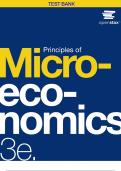 Test Bank for Principles of Microeconomics, 3rd Edition OpenStax Shapiro (All Chapters included)