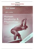 Test Bank For Human Anatomy & Physiology  8th Edition By Jerri K. Lindsey, Elaine N. Marieb |All Chapters,  Year-2023/2024|